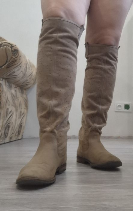 Сапожки чоботи шкіряні