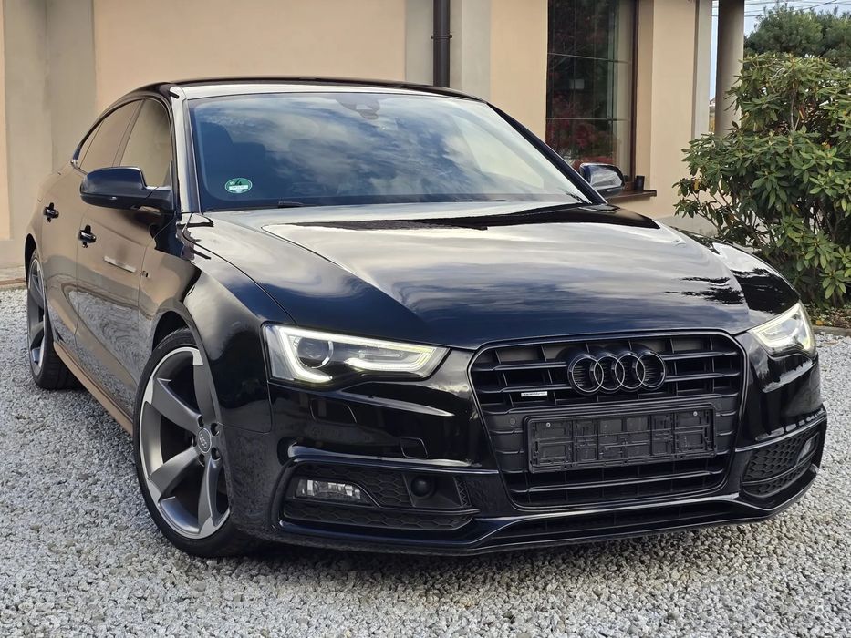 Audi A5 Sportback 2.0tdi 190PS, 2x-Sline Quattro, Black Edition, Radar,Rotor19