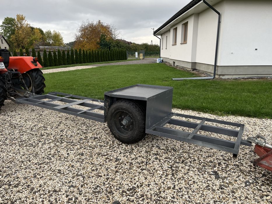 Wózek Sadowniczy na 3 skrzynie. Przyczepka sadownicza na 3 skrzynie