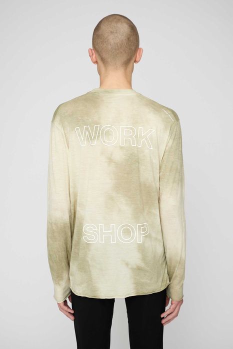 Лонгслів Satisfy x Our Legacy CloudMerino Long Tee Batik Moss