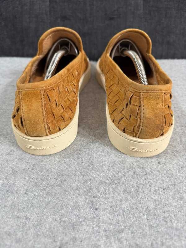 Santoni Slip On Moccasins Italy size 43 buty wsuwane