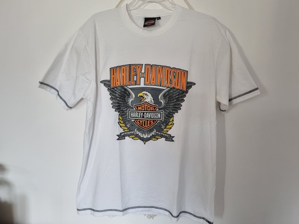 Harley Davidson Motor Cycles T-shirt koszulka Vintage licencja 2007rok