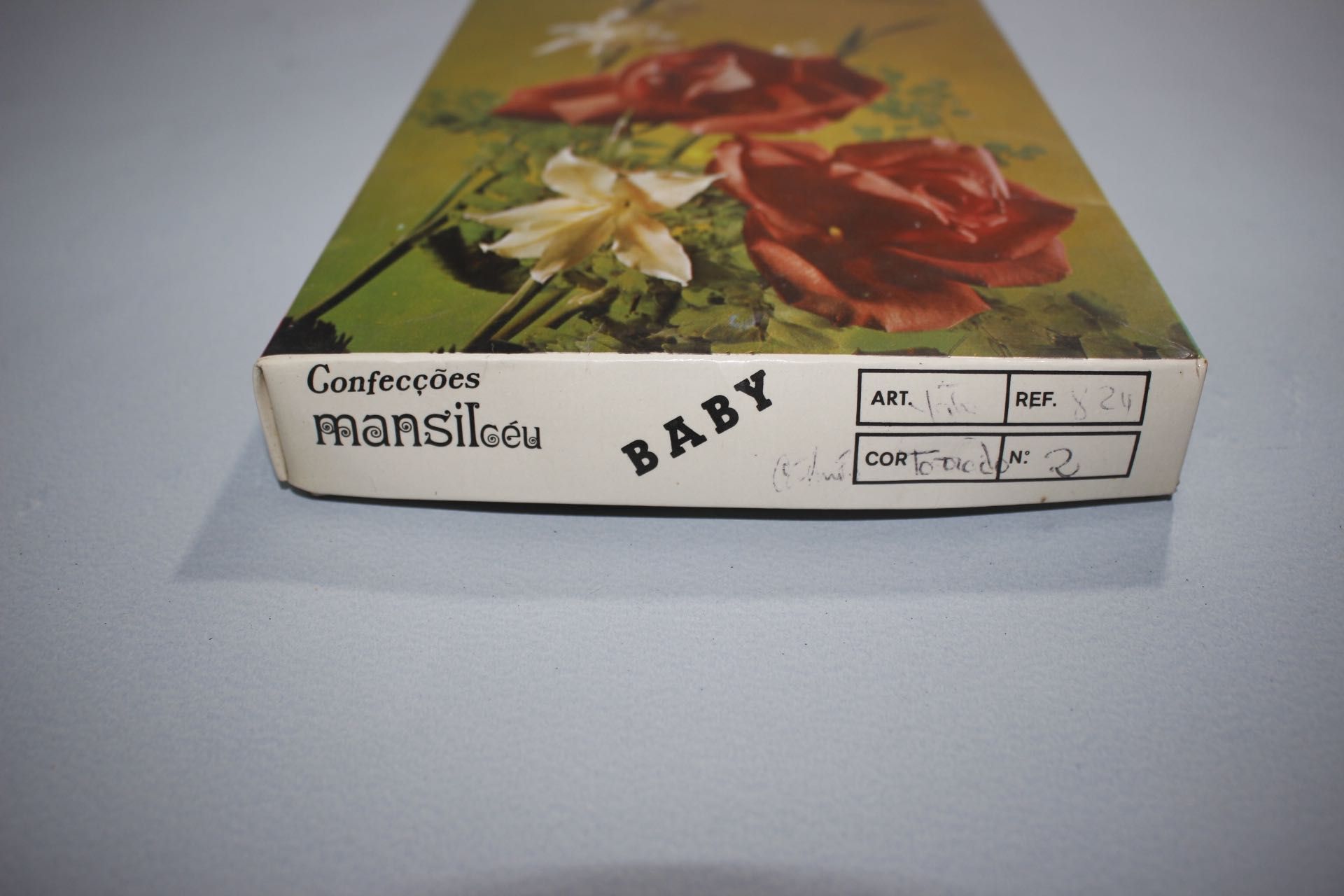 Vintage Babygrow, marca Mansilcéu, TM 2, Fabricado Portugal, Novo