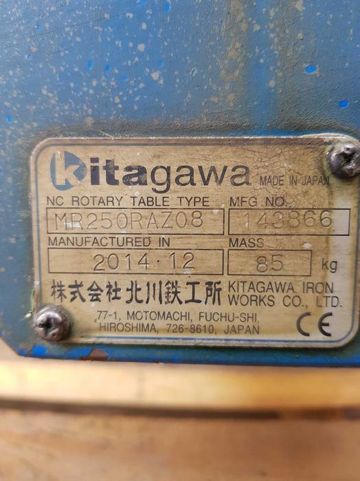 4oś  zestaw Kitagawa MR250 + MSR181A+ Stół