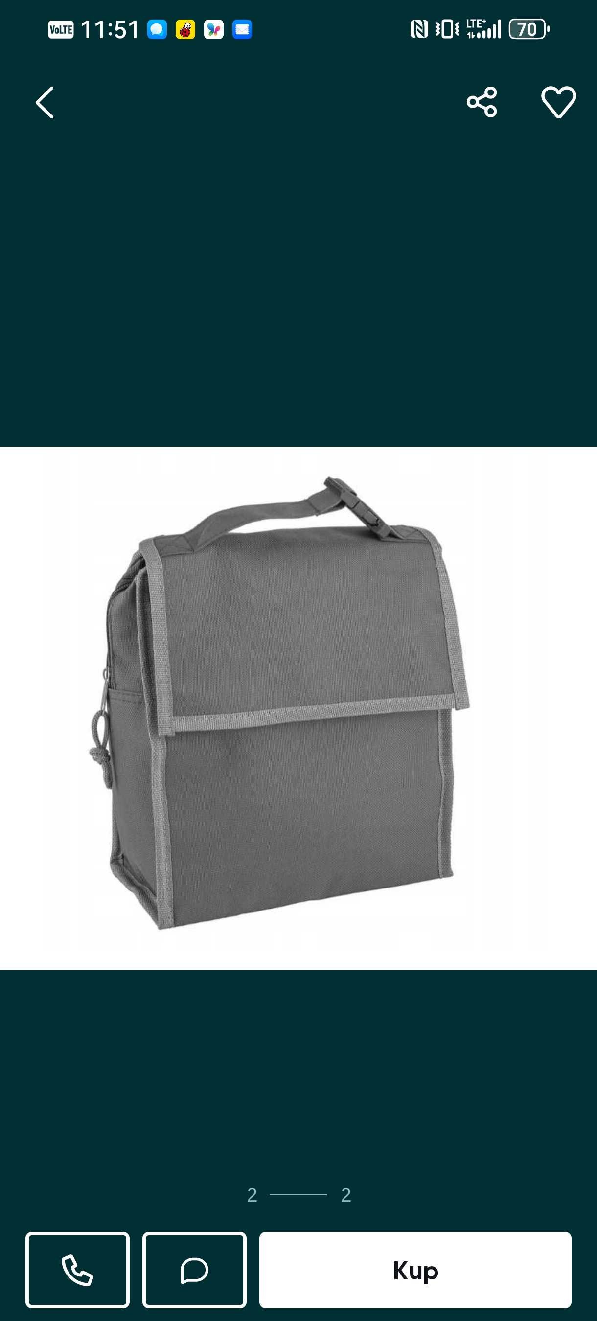 Torba termiczna TOPMOVE 4,8L Lidl