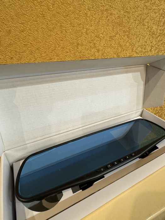 Автомобільний реєстратор дзеркало Blackbox AK47з камерою заднього виду