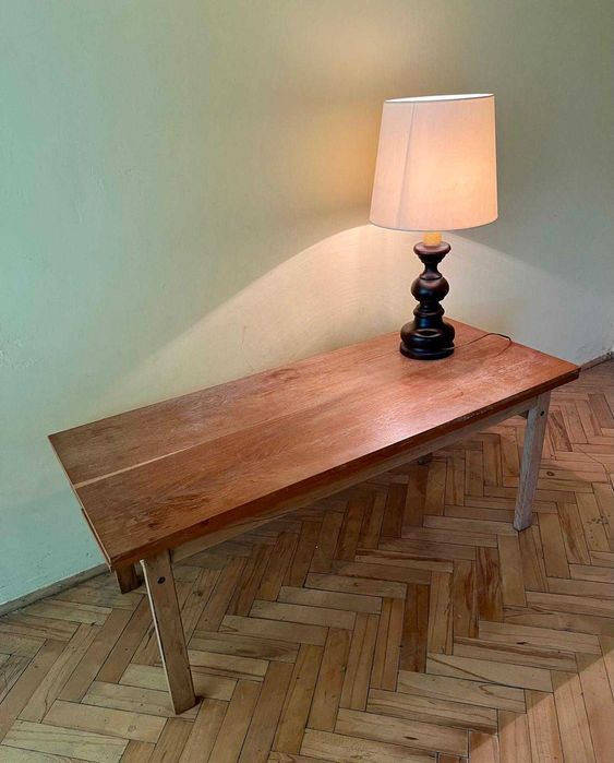 Ławostół retro/ stół rozkładany vintage - mebel z PRL-u