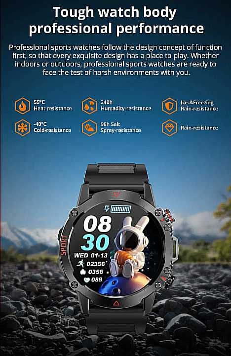 Zegarek Smartwatch Sportowy model 2024 PL