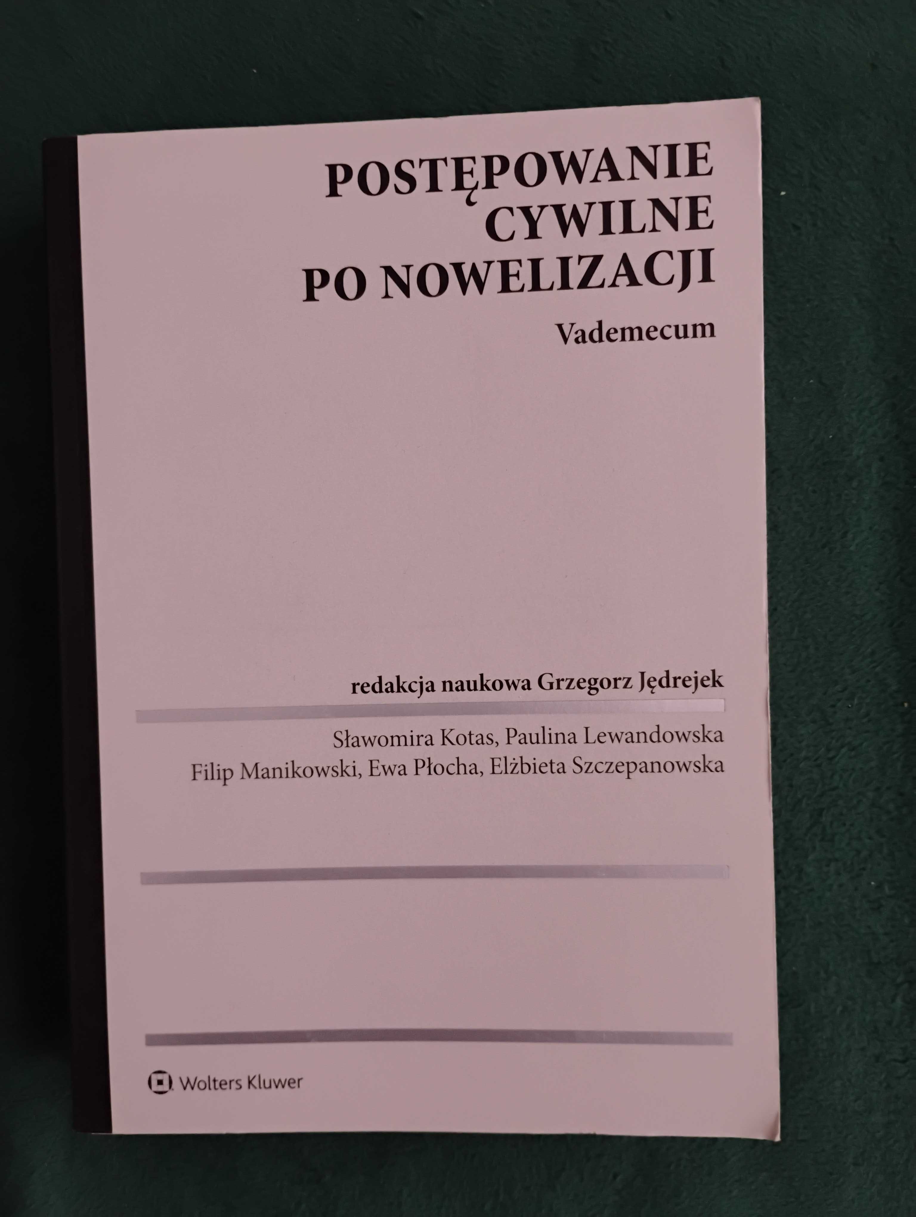 Książka postępowanie Cywilne po nowelizacji 2020. Vademecum