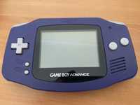 Gameboy Advance original + ecra a cores retroiluminado e acessorios