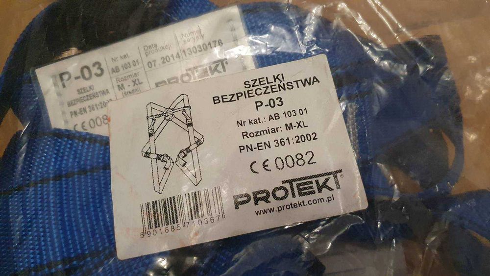 Szelki bezpieczeństwa P03