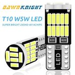 DawnKnight W5W T10 6000K canbus Комплект топовых LED ламп в габариты
