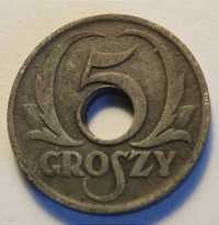 5 groszy GG 1939 cynk