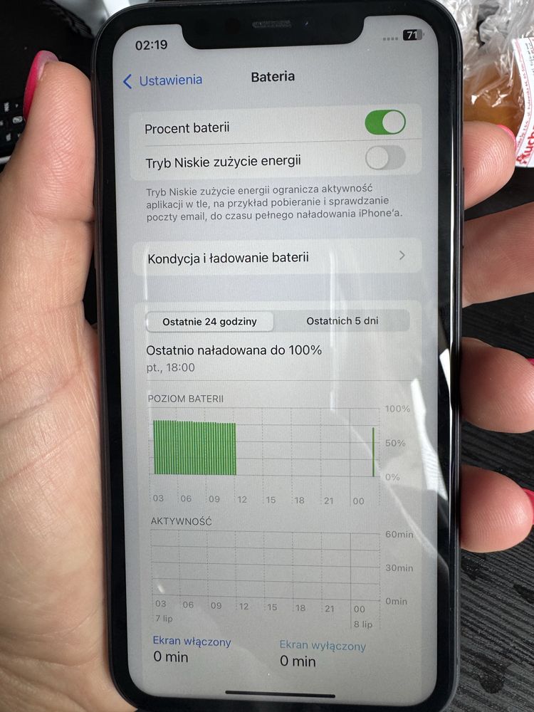 iPhone  11 , Black,64 GB . Bateria 100%