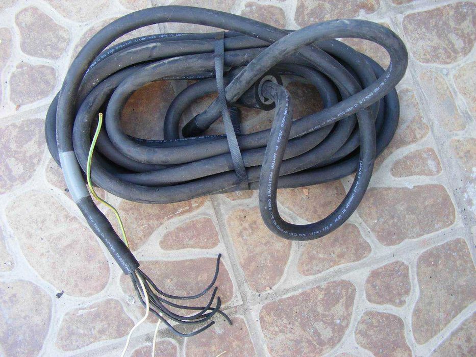 Nowy kabel miedź 14 metrów do pomp głębinowych hermetyczny 7G2,5+2x1.5