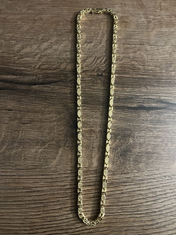 Nowy złoty łańcuszek / łańcuch cartier 585 76.25g 61cm