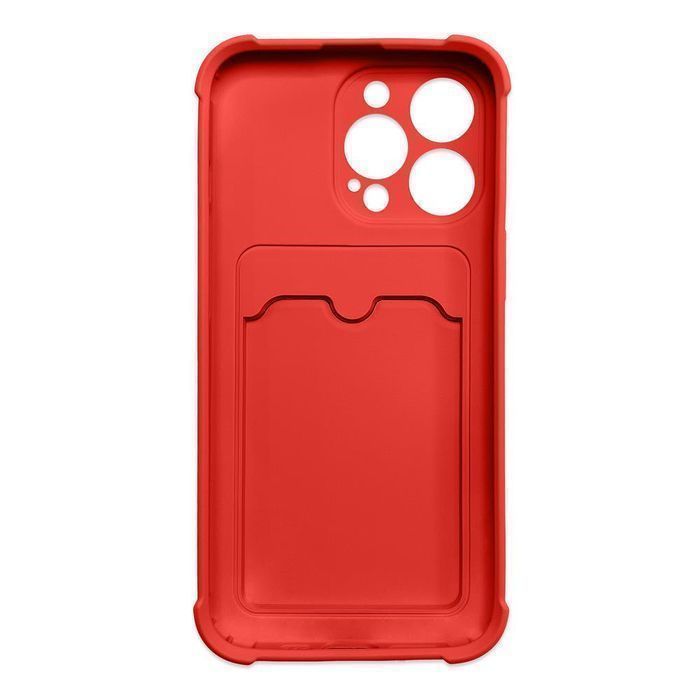 Etui Card Armor Case do iPhone 13 Mini - Czerwony