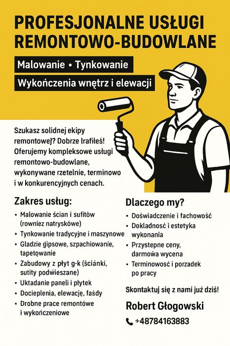 Usługi remontowo-budowlane