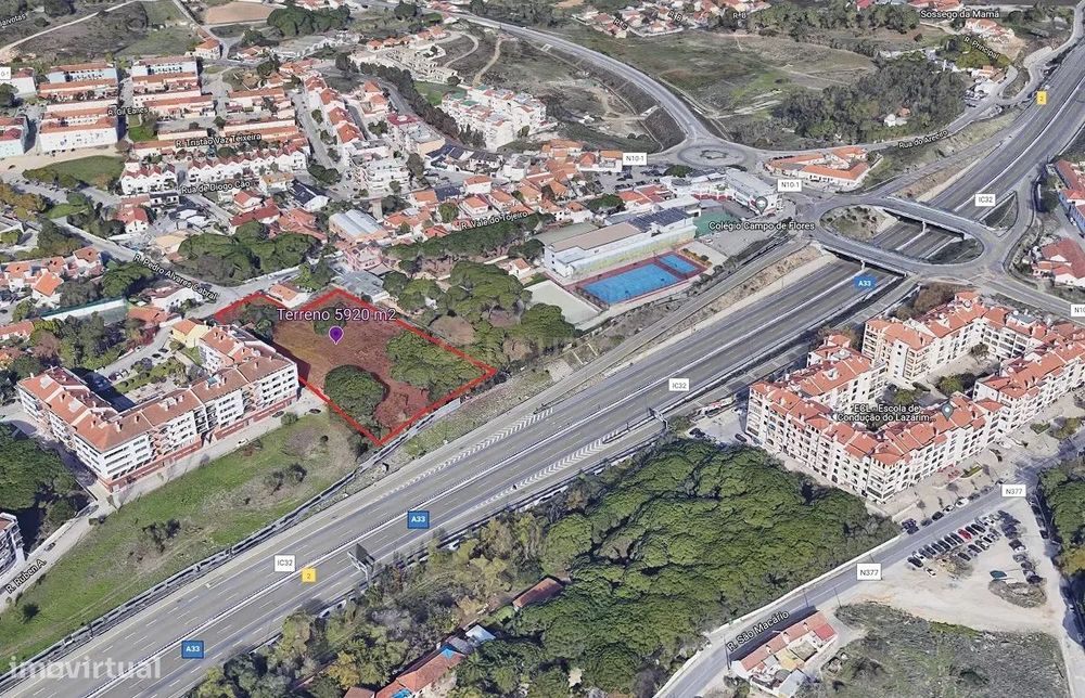 Terreno para Loteamento - prédios e moradias  30 a 40 fogos - Lazarim