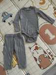 Komplet zestaw body spodnie legginsy merino h&m