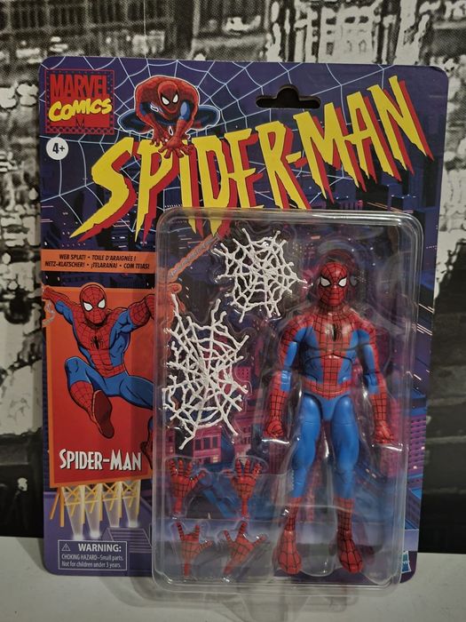Marvel legends retro wave spider man