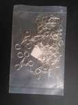 50 clips tamanho (prateado) NOVOS