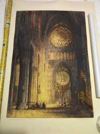 Tela . Reims Catedral- James Alphege Brewer