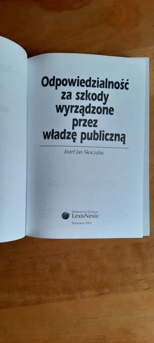 Odpowiedzialność za szkody wyrządzone przez władzę publiczną,Skoczylas