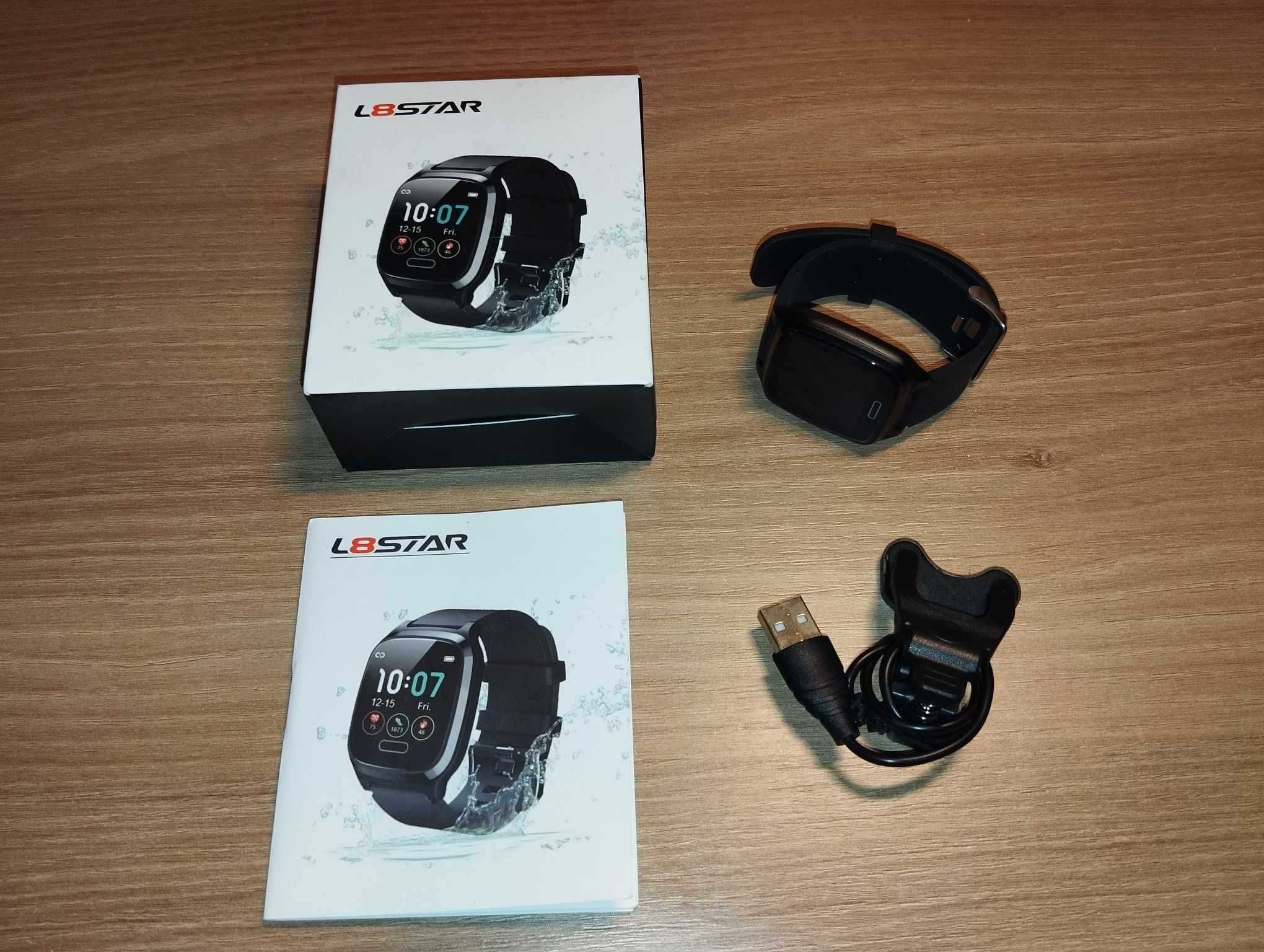 Smartwatch - Zegarek - L8STAR - Czarny