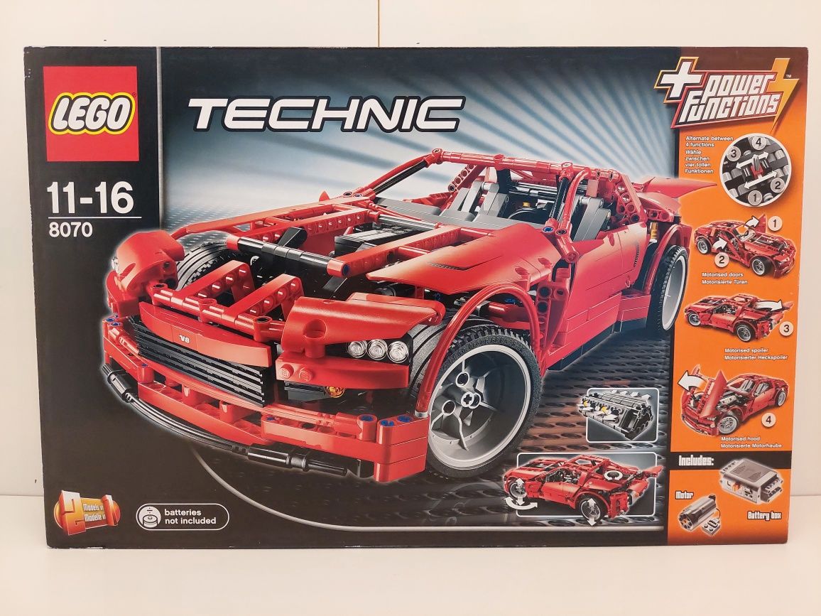 Nieotwarte Lego Technic 8070 Super Car