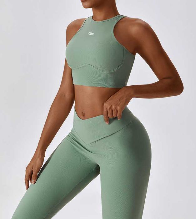 Топ спортивний Alo Yoga Fitness Top Green