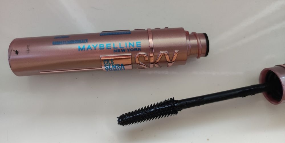 Tusz do rzęs Maybelline, wodoodporny NOWY+kredka do oczu NOWA+cień Ing
