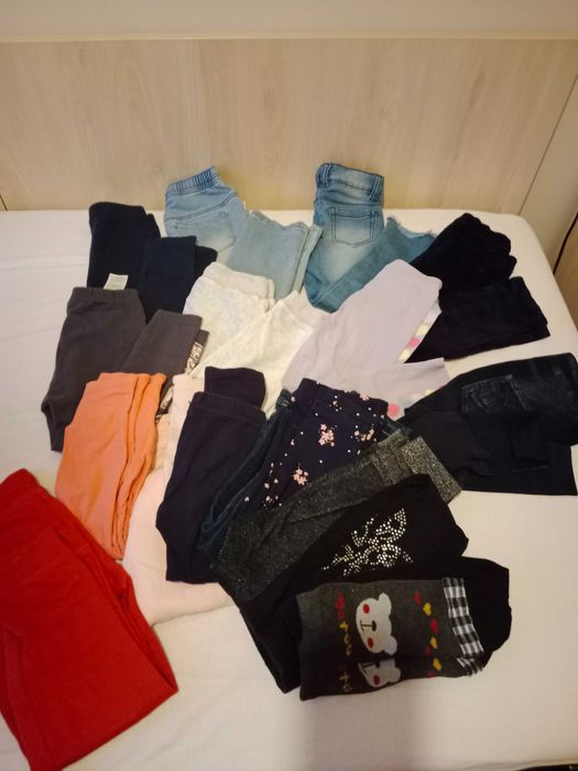 Zestaw paka ubrań  98-104 (55 sztuk)