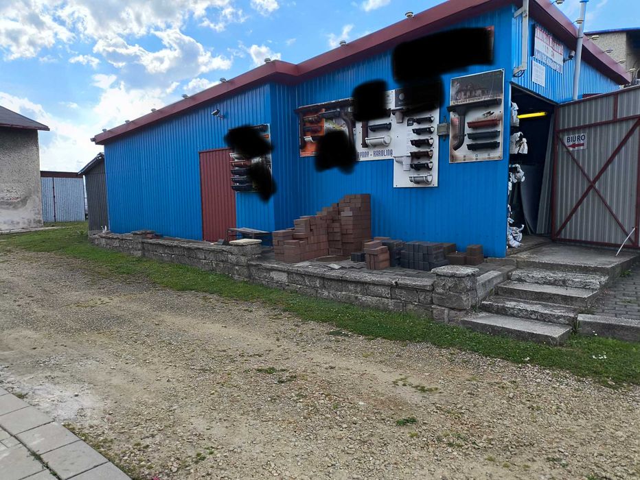 Hala magazyn wiata konstrukcji stalowej 80 m2