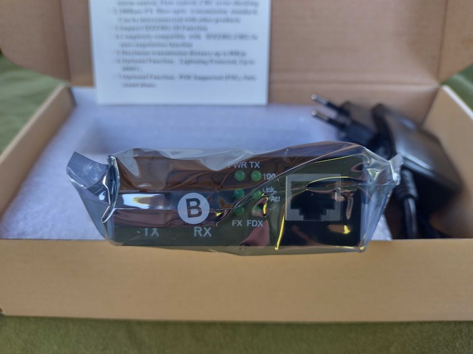 Медіаконвертер FoxGate (EC-B-0,1-1SM-1550/1310nm-20)