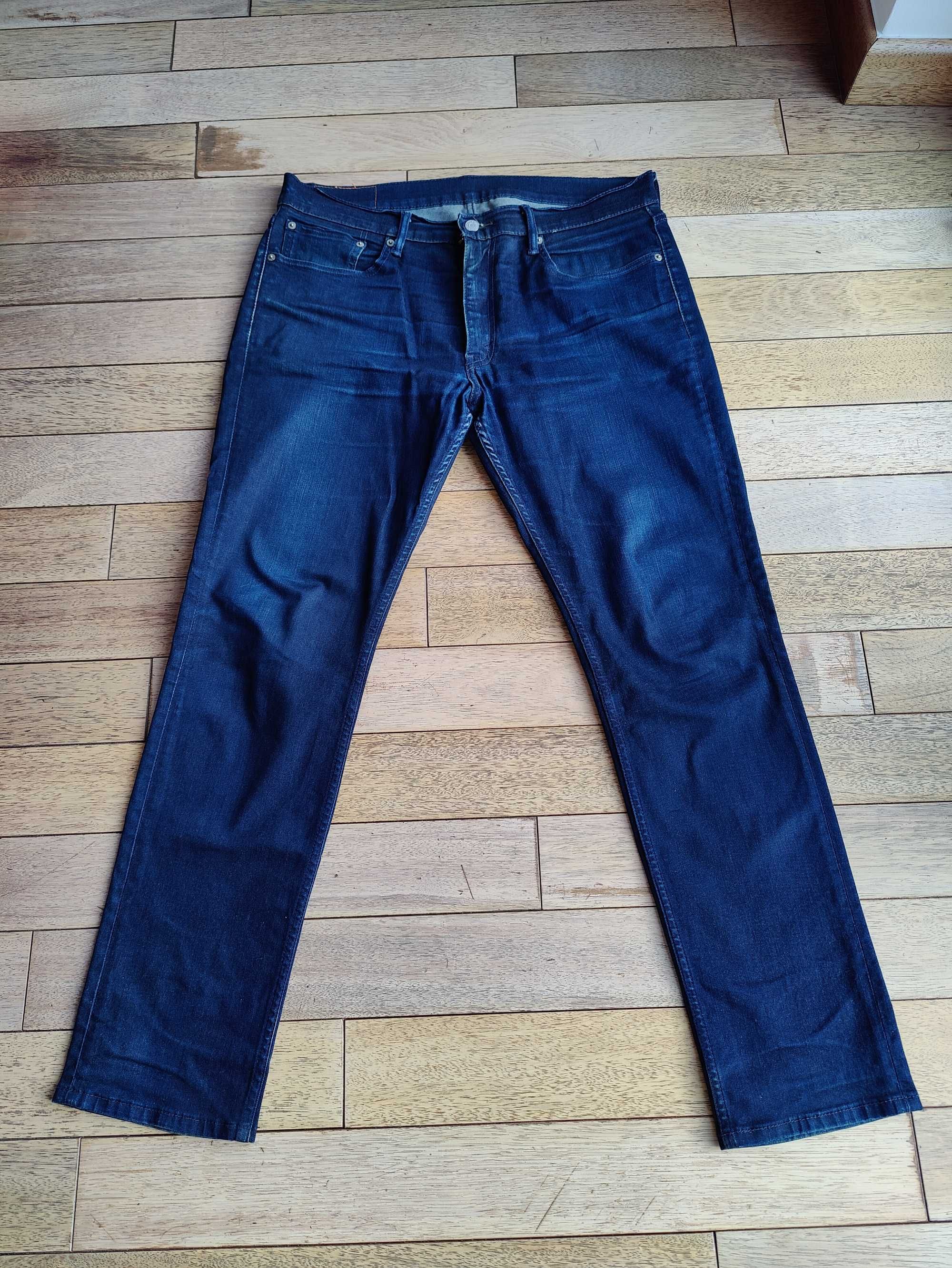 jeansy Levis 511 granatowe rozmiar 36x32 stan dobry