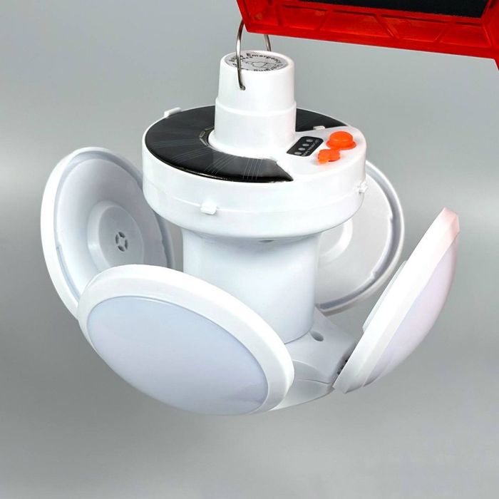 Лампа Розкладна Підвісна на акумуляторі з сонячною батареєю