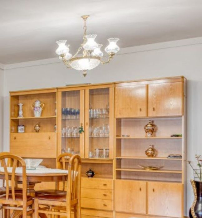 Móvel de sala de madeira 3 peças