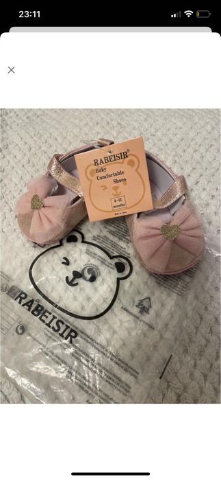 Святкові пінетки для дівчинки на ніжку   12 см