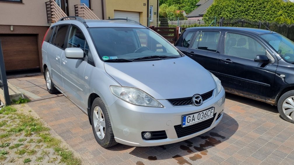 Mazda 5 2005 1.8 Benzyna 7-os, Klima, Bezwypadkowy