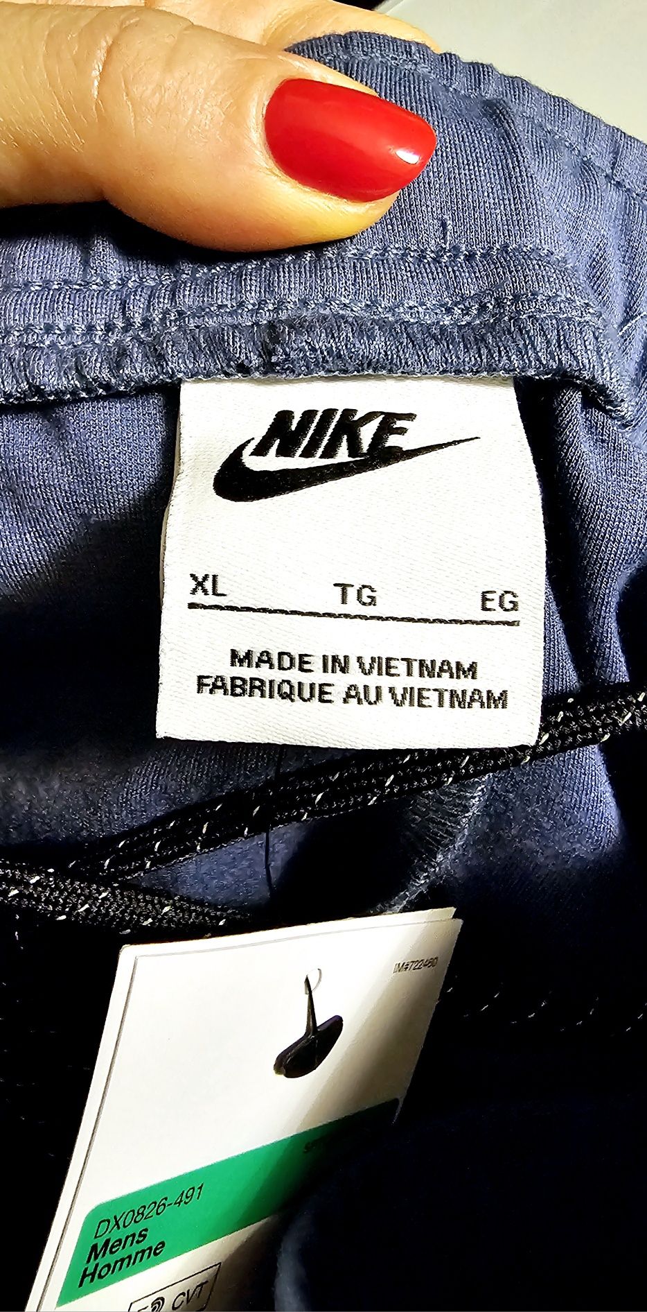 Nowe dresy Nike - Męska bluza dresowa + spodnie męskie joggery, XL