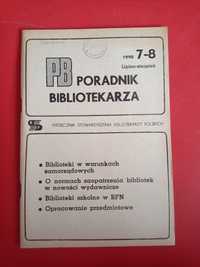 Poradnik Bibliotekarza, nr 7-8/1990, lipiec-sierpień 1990