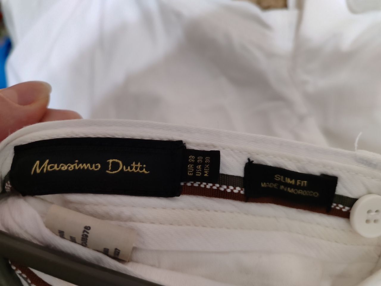 Білі штани Massimo Dutti