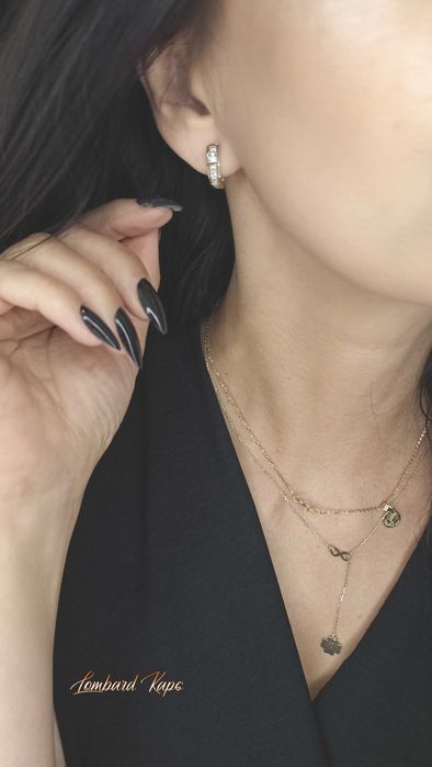 Złote kolczyki p.585/2,99g