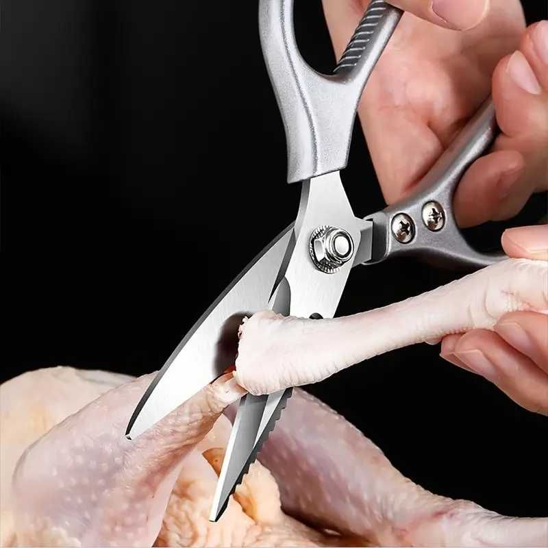 NOVO - Tesoura de Cozinha de Aço Inoxidável