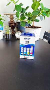 Kurier GRATIS, oryginalne tusze EPSON 104 Multipack,C13T00P640 4x65 ml