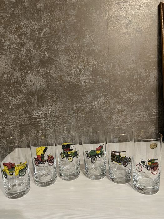 Набор высоких стаканов Bohemia «Богемия» Чехословакия