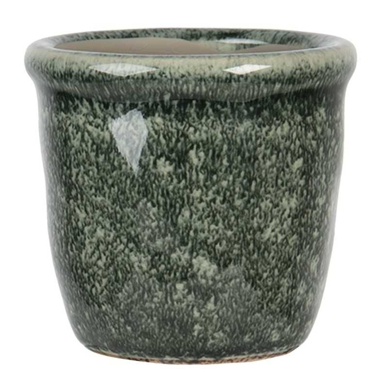 Donica osłonka ceramiczna zielona szkliwiona 6CE1259XS