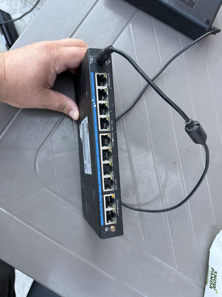 POE комутатор ATIS PoE-1010-8P/250m/8L робочий