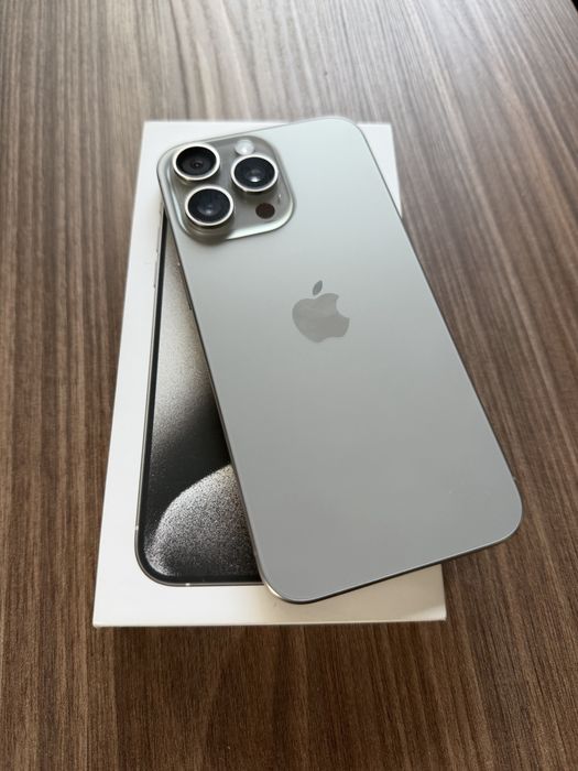Iphone 15 pro max, natural titanium, 256GB, Gwarancja